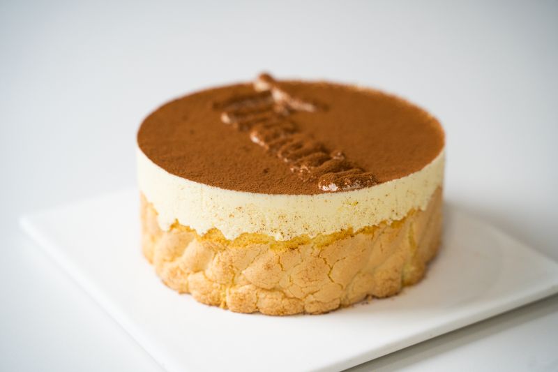 Tiramisu dessert with espresso and mascarpone cream